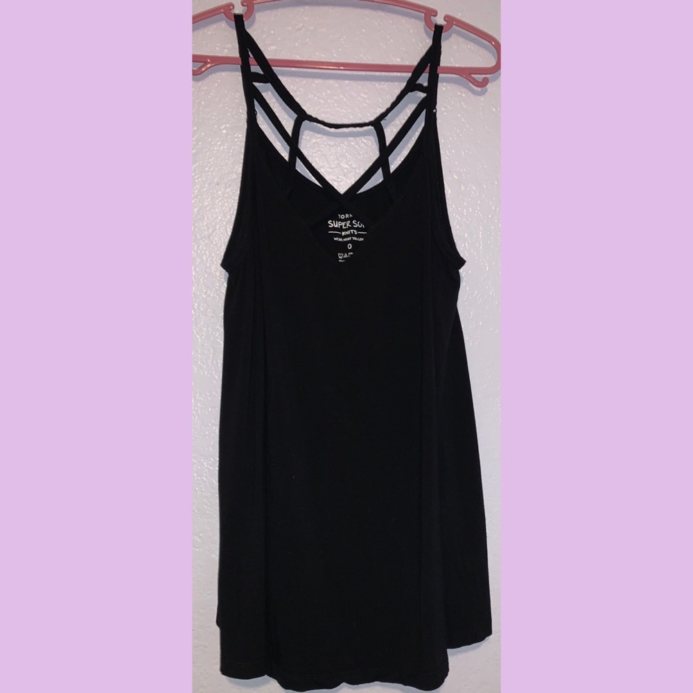 Black Torrid super soft cross over cami